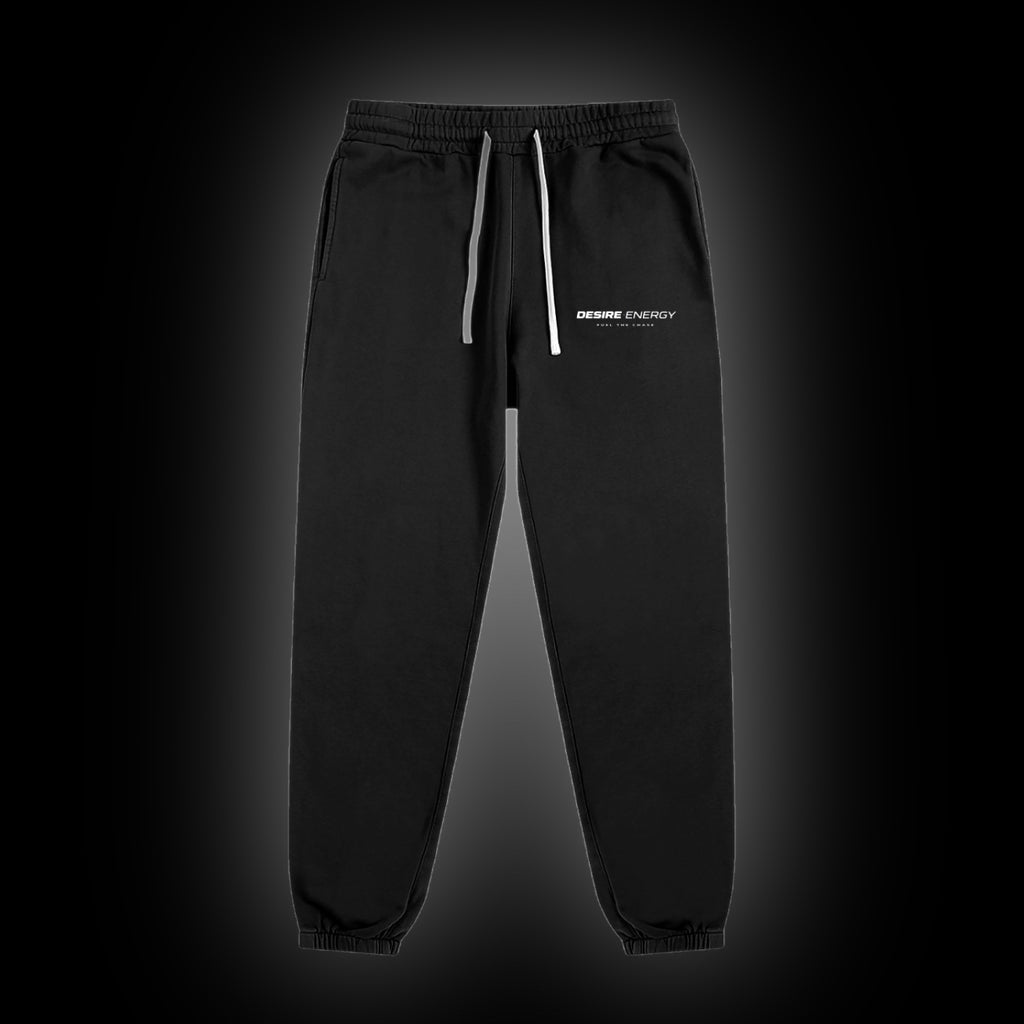 DESIRE ENERGY BLACK FLEECE JOGGERS