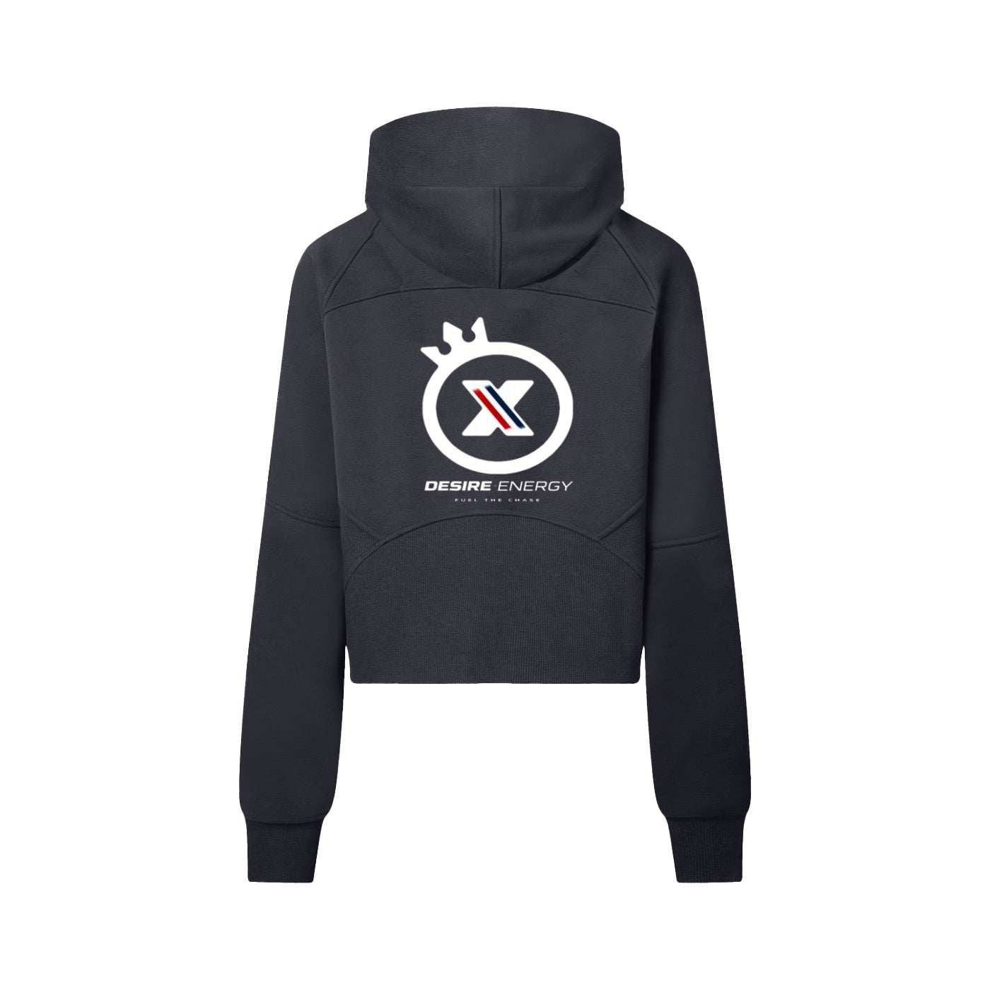 DESIRE ENERGY WOMANS - Cropped Half-Zip Hoodie